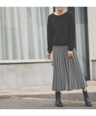 【エニー/ANY】の【ウエストゴム/洗濯機可能】ハンドトゥースセットアップ ブラック×オフ|ID: prp329100004733053 ipo3291000000034188959