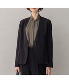 【自由区/JIYU-KU】の【XSサイズ~/洗える】ダブルフェイススーティング ノーカラージャケット 人気、トレンドファッション・服の通販 founy(ファニー) ファッション Fashion レディースファッション Fashion for Women アウター Coat / Outerwear Collection レディースジャケット・軽アウター Jackets ノーカラージャケット / シンプル上品コーデ Collarless Jackets インナー Innerwear コンパクト Compact, Small Size ジャケット Jacket, Outerwear ストレッチ Stretch, Stretchy Fabric スーツ Suit, Formalwear タートルネック Turtleneck, High Neck ドレープ Drape, Draping Fabric フォルム Silhouette, Form ベーシック Basic, Essential 洗える Machine Washable A/W・秋冬 Autumn/Winter thumbnail ミッドナイト|ID: prp329100004733054 ipo3291000000034189351