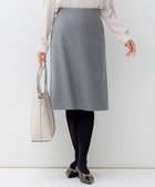 【23区/NIJYUSANKU】の【洗える】ウールライクカルゼ タイト スカート グレー系|ID: prp329100004733140 ipo3291000000034190371