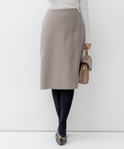 【23区/NIJYUSANKU】の【洗える】ウールライクカルゼ タイト スカート ダークブラウン系|ID: prp329100004733140 ipo3291000000034190372