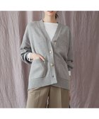 【23区/NIJYUSANKU】の【SLOW/一部店舗限定】ハイバルコットンブレンド カーディガン ライトグレー系|ID: prp329100004733156 ipo3291000000034190507