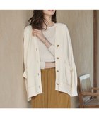 【23区/NIJYUSANKU】の【SLOW/一部店舗限定】ハイバルコットンブレンド カーディガン アイボリー系|ID: prp329100004733156 ipo3291000000034190509