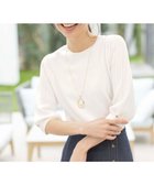 【エニィ スィス/any SiS】の【接触冷感 ・UVケア】シアースリーブ ニット オフ|ID: prp329100004733284 ipo3291000000034191708