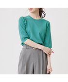 【エニィ スィス/any SiS】の【接触冷感 ・UVケア】シアースリーブ ニット ブルーグリーン|ID: prp329100004733284 ipo3291000000034191710