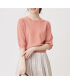 【エニィ スィス/any SiS】の【接触冷感 ・UVケア】シアースリーブ ニット コーラル|ID: prp329100004733284 ipo3291000000034191711