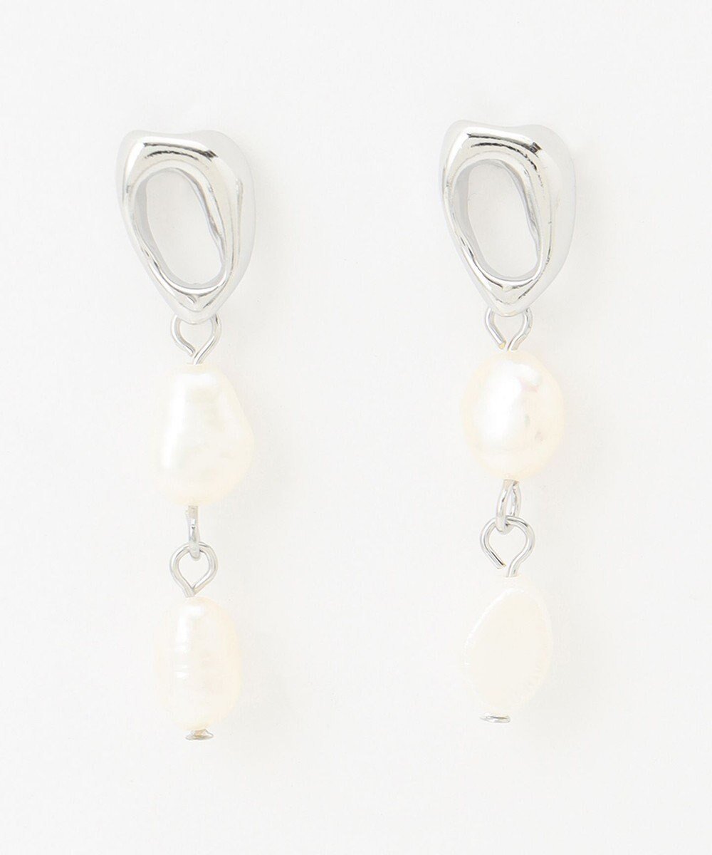 【エニー/ANY】の【WEB限定】ダブルパールピアス(両耳用) インテリア・キッズ・メンズ・レディースファッション・服の通販 founy(ファニー) 　ファッション　Fashion　レディースファッション　Fashion for Women　アクセサリー　Fashion Accessories　シンプル　Simple, Minimal　パール　Pearl, Pearl Accent　再入荷　Restock / Back in Stock　シルバー|ID: prp329100004733330 ipo3291000000034192132