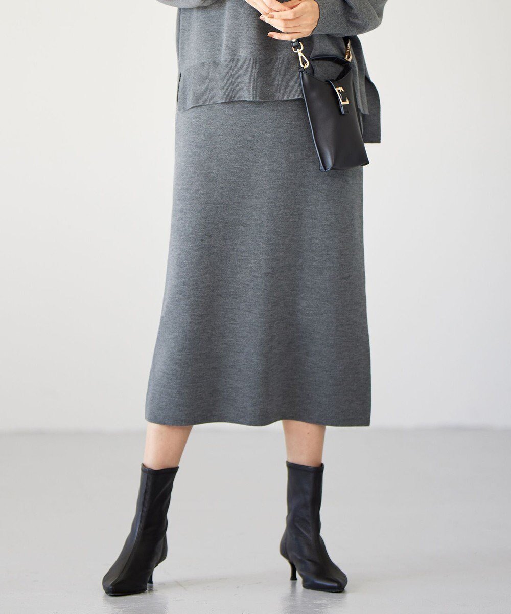 【自由区/JIYU-KU】の【WEB 一部店舗限定】スムージーニット スカート 人気、トレンドファッション・服の通販 founy(ファニー) 　ファッション　Fashion　レディースファッション　Fashion for Women　スカート　Skirts　おすすめ　Recommended / Our Picks　カーディガン　Cardigan, Knitwear　スリット　Slit, Slit Detail　セットアップ　Set-Up, Coordinated Outfit　A/W・秋冬　Autumn/Winter　 other-1|ID: prp329100004733359 ipo3291000000034192336