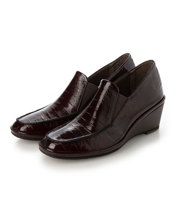 【モード エ ジャコモ/MODE ET JACOMO】のD ICI ウェッジヒールサイドゴアスリッポンシューズ インテリア・キッズ・メンズ・レディースファッション・服の通販 founy(ファニー) https://founy.com/ ファッション Fashion レディースファッション Fashion for Women 軽量 Lightweight, Ultra Light シューズ Shoes, Footwear シンプル Simple, Minimal ドレス Dress, One-Piece フォルム Silhouette, Form プラット Platform, Platform Shoes 新作・新入荷 New Arrivals / New In 日本製 Made In Japan 旅行 Travel エレガント 上品 Elegant ビジネス 仕事 通勤 Business / Work / Commuting |ID: prp329100004733365 ipo3291000000034192401