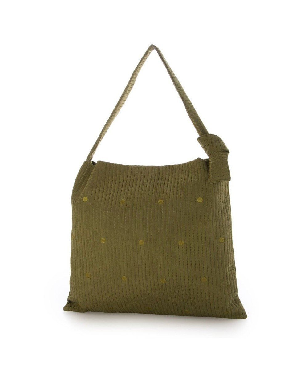 【アンビリオン/UNBILLION】のカシュカシュ cachecache / ラインドットワンショルダートート インテリア・キッズ・メンズ・レディースファッション・服の通販 founy(ファニー) 　ファッション　Fashion　レディースファッション　Fashion for Women　バッグ　Bags　カラフル　Colorful Design　ショルダー　Shoulder, Shoulder Strap　財布　Wallet, Purse　ドット　Polka Dot, Dot Pattern　ハンド　Hand, Handmade　ポケット　Pocket, Pocket Detail　マグネット　Magnet, Magnetic Closure　ミックス　Mix, Mixed Style　モチーフ　Motif, Design Theme　再入荷　Restock / Back in Stock　新作・新入荷　New Arrivals / New In　カーキ|ID: prp329100004733367 ipo3291000000034192417
