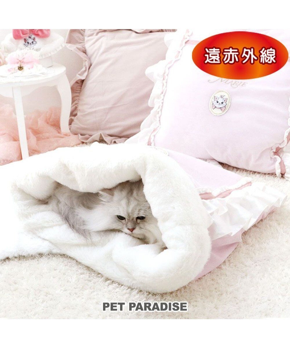 【ペットパラダイス/PET PARADISE / GOODS】のディズニー マリー フリル 猫寝袋 インテリア・キッズ・メンズ・レディースファッション・服の通販 founy(ファニー) フリル Frill, Ruffle リボン Ribbon, Bow 冬 Winter / This Winter 犬 Dog 猫 Cat, Kitty 秋 Autumn ホーム・キャンプ・アウトドア・お取り寄せ Home Living / Home & Lifestyle / Camping Gear / Outdoor Camping ペットグッズ Pet Supplies ピンク(淡)|ID: prp329100004734413 ipo3291000000034198865