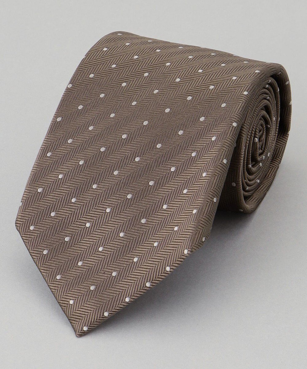 【五大陸/gotairiku / MEN】のGOTAIRIKU別注【日本製】シルク ネクタイ_小ドット インテリア・キッズ・メンズ・レディースファッション・服の通販 founy(ファニー) ファッション Fashion メンズファッション Fashion for Men コレクション Collection, Seasonal Line シルク Silk, 100% Silk シンプル Simple, Minimal スーツ Suit, Formalwear ドット Polka Dot, Dot Pattern 別注 Limited Edition, Custom Order モダン Modern, Contemporary A/W・秋冬 Autumn/Winter 日本製 Made In Japan ベージュ系8|ID: prp329100004734433 ipo3291000000034199285