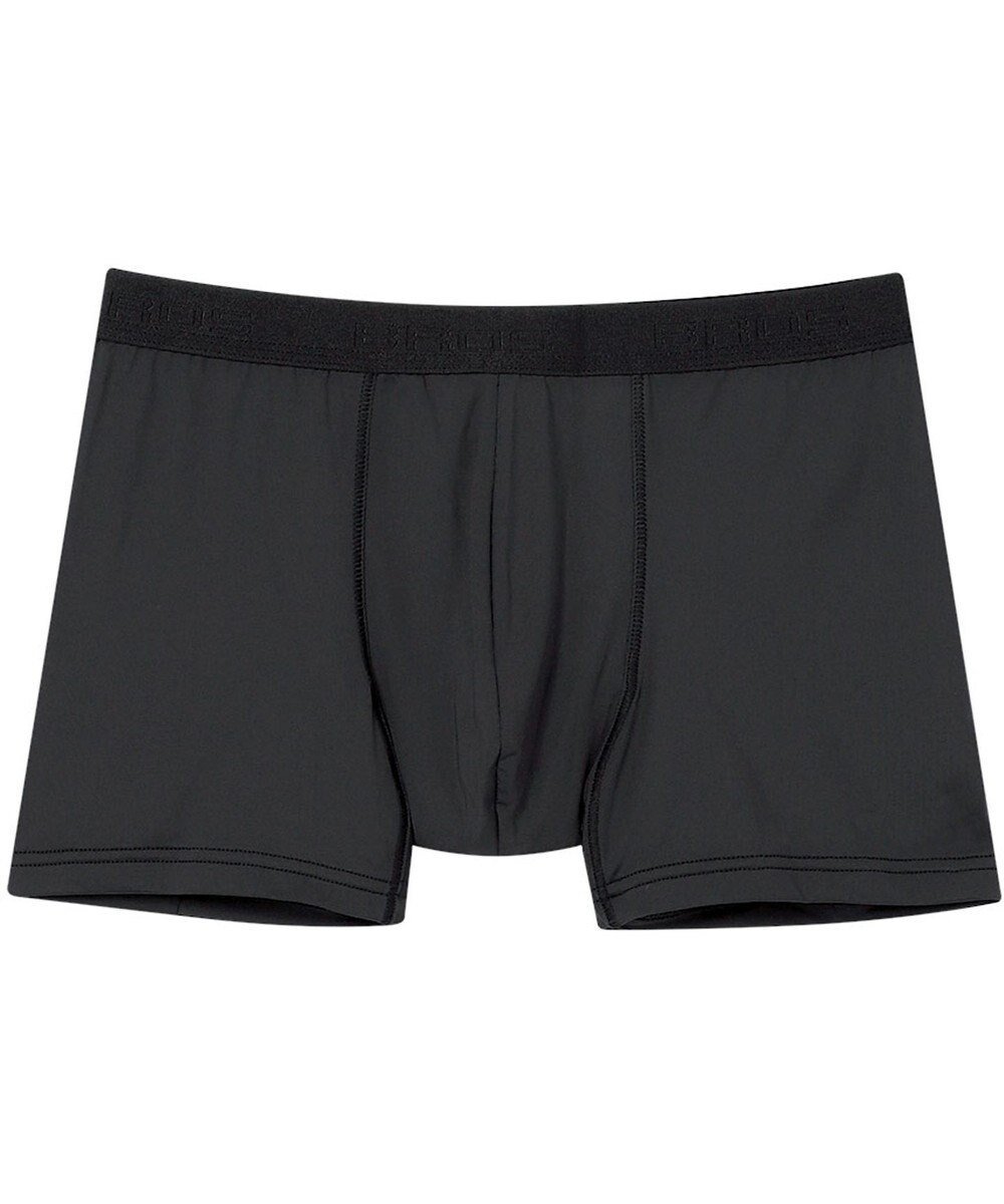 【ワコール/Wacoal / MEN】のボクサーパンツ 抗菌防臭(本体) 吸水速乾性(フロント肌側) 前閉じ 下着 メンズ GT3310 /ブロス バイ ワコールメン インテリア・キッズ・メンズ・レディースファッション・服の通販 founy(ファニー) 　ファッション　Fashion　メンズファッション　Fashion for Men　ボトムス　Bottoms　アンダー　Underwear Essentials　吸水　Absorbent, Quick-Dry　抗菌　Antibacterial, Bacteria-Resistant　スマート　Smart, Elegant　フロント　Front, Front Design　メンズ　Men's, Menswear　ブラック|ID: prp329100004734439 ipo3291000000034199366