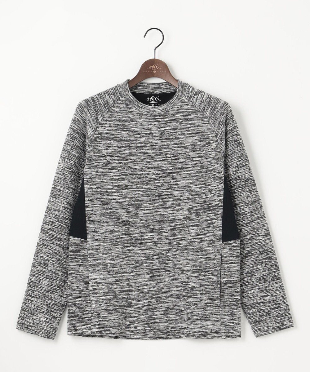 【ジョセフ アブード マウンテン/JOSEPH ABBOUD MOUNTAIN】のメランジクルーネック ロングスリーブ Tシャツ インテリア・キッズ・メンズ・レディースファッション・服の通販 founy(ファニー) ファッション Fashion レディースファッション Fashion for Women トップス・カットソー Cut & Sew Tops シャツ・ブラウス・オフィスカジュアル Elegant Blouses & Button-Ups ロングTシャツ・Tシャツ Longline T-Shirts & Tees カットソー・ベーシックTシャツ Cut-and-Sewn Tops / Stretch Tees & Basics カットソー Cut and Sewn Top スマート Smart, Elegant スリーブ Sleeve, Long Sleeve / Short Sleeve ダブル Double, Double-Breasted フェイス Face, Facial Design ポケット Pocket, Pocket Detail メランジ Melange, Mixed Yarn ループ Loop, Loop Knit ロング Long, Long-Length A/W・秋冬 Autumn/Winter ライトグレー系|ID: prp329100004734444 ipo3291000000034199379