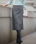 【ジェイ プレス/J.PRESS】のウールシルクツイードグレンチェック スカート ブラウン系3|ID: prp329100004734535 ipo3291000000034745569