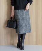 【ジェイ プレス/J.PRESS】のウールシルクツイードグレンチェック スカート モノトーン系3|ID: prp329100004734535 ipo3291000000034745570