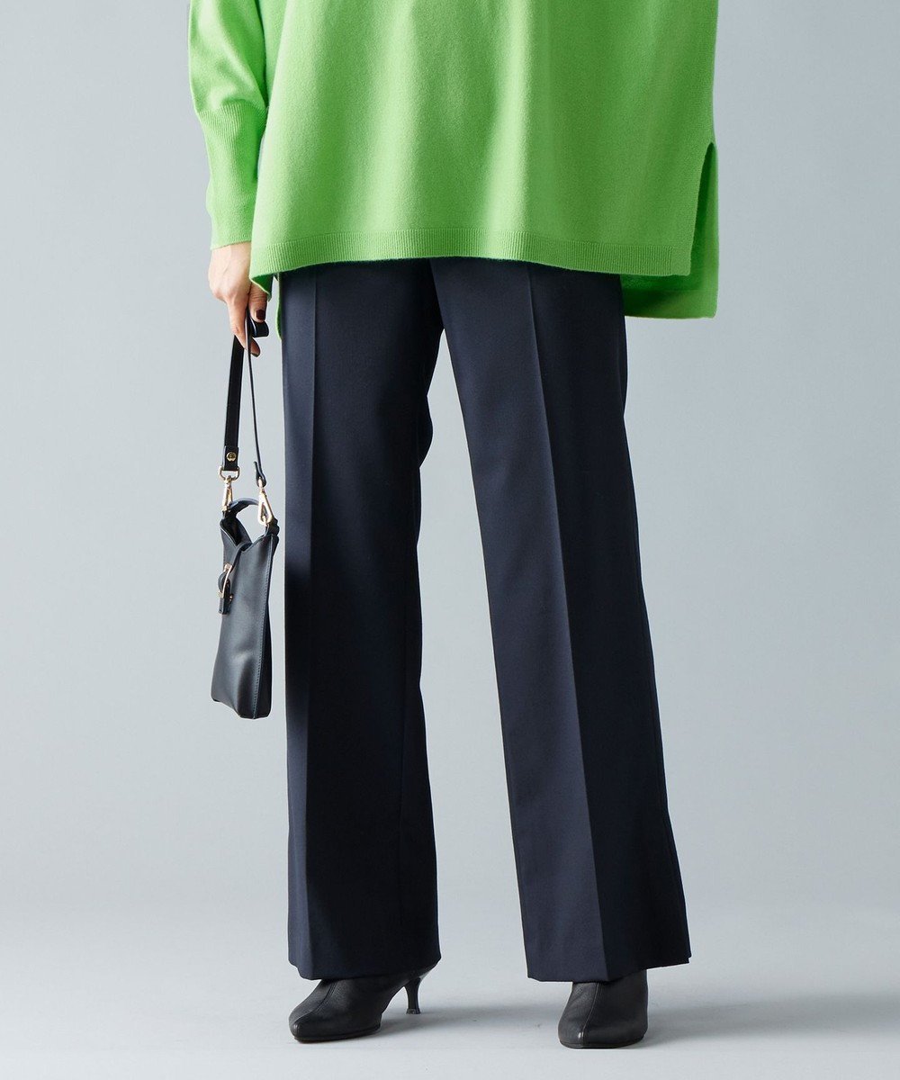 【自由区/JIYU-KU】の【洗える】T/R/Wストレッチストレート パンツ インテリア・キッズ・メンズ・レディースファッション・服の通販 founy(ファニー) ファッション Fashion レディースファッション Fashion for Women パンツ Pants & Trousers シェイプ Shape, Slim Fit ストレッチ Stretch, Stretchy Fabric ストレート Straight, Straight Cut トレンド Trend, Trending Now ベーシック Basic, Essential ボトム Bottoms, Lower Wear メランジ Melange, Mixed Yarn 定番 Standard, Basic Item 春 Spring 洗える Machine Washable 秋 Autumn A/W・秋冬 Autumn/Winter ネイビー系|ID: prp329100004734720 ipo3291000000034202059