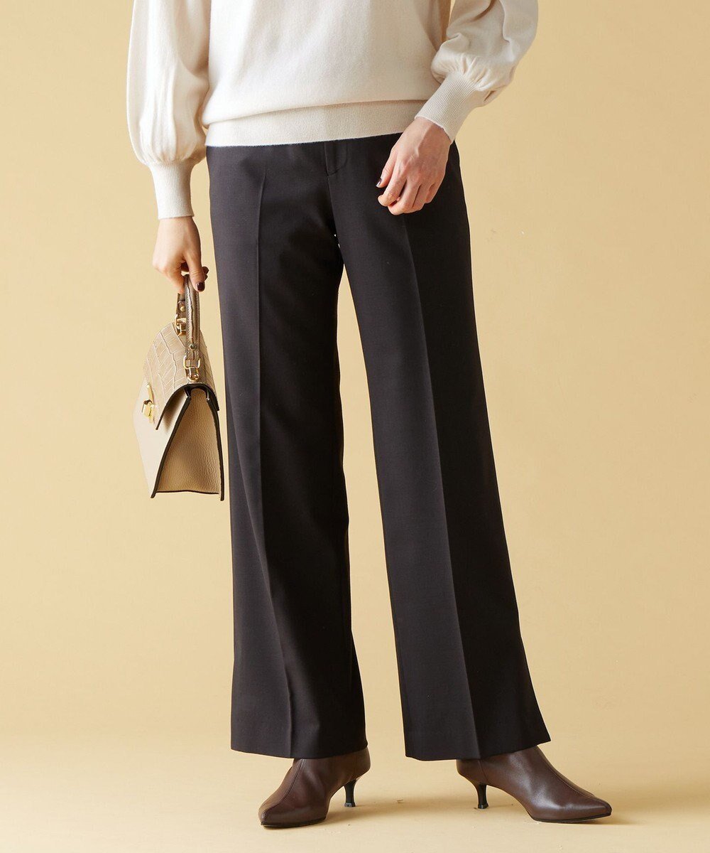 【自由区/JIYU-KU】の【洗える】T/R/Wストレッチストレート パンツ インテリア・キッズ・メンズ・レディースファッション・服の通販 founy(ファニー) ファッション Fashion レディースファッション Fashion for Women パンツ Pants & Trousers シェイプ Shape, Slim Fit ストレッチ Stretch, Stretchy Fabric ストレート Straight, Straight Cut トレンド Trend, Trending Now ベーシック Basic, Essential ボトム Bottoms, Lower Wear メランジ Melange, Mixed Yarn 定番 Standard, Basic Item 春 Spring 洗える Machine Washable 秋 Autumn A/W・秋冬 Autumn/Winter ダークブラウン系|ID: prp329100004734720 ipo3291000000034202060