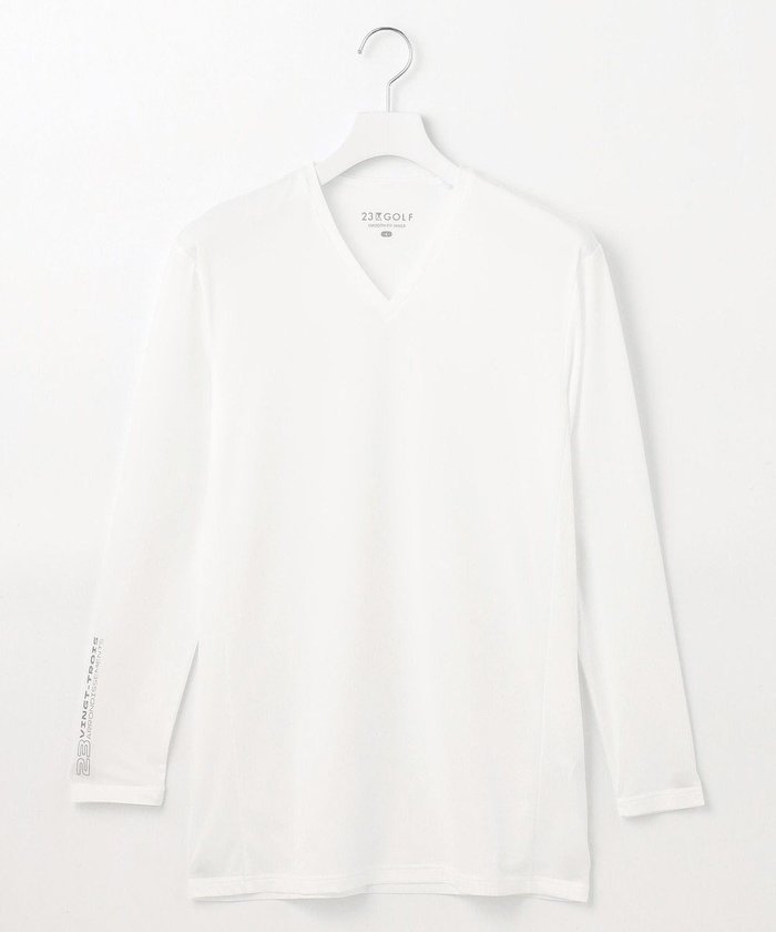 【23区 ゴルフ/23区GOLF / MEN】の【MEN】【吸水速乾・UVケア】30デニール 無地Vネックインナーシャツ インテリア・キッズ・メンズ・レディースファッション・服の通販 founy(ファニー) https://founy.com/ ファッション Fashion メンズファッション Fashion for Men トップス・カットソー Cut & Sew Tops メンズシャツ Shirts インナー Innerwear カットソー Cut and Sewn Top 吸水 Absorbent, Quick-Dry 夏 Summer 春 Spring S/S・春夏 SS, Spring/Summer, Warm Season 無地 Plain, Solid Color |ID: prp329100004735941 ipo3291000000034210089