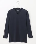 【23区 ゴルフ/23区GOLF / MEN】の【MEN】【吸水速乾・UVケア】30デニール 無地Vネックインナーシャツ ネイビー系|ID: prp329100004735941 ipo3291000000034210091