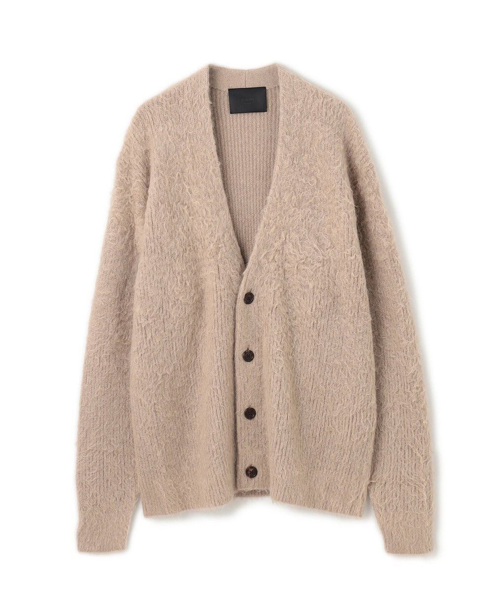 【ジョゼフ オム/JOSEPH HOMME / MEN】の【HIGH GRADE LINE】スリーシャギー カーディガン インテリア・キッズ・メンズ・レディースファッション・服の通販 founy(ファニー) 　ファッション　Fashion　メンズファッション　Fashion for Men　トップス・カットソー　Cut & Sew Tops　ニット・セーター / 定番トップス　Knit Tops & Sweaters　カーディガン / 羽織り　Cardigans　ウェーブ　Wavy Pattern　カーディガン　Cardigan, Knitwear　セーター　Sweater, Knitwear　A/W・秋冬　Autumn/Winter　ベージュ系|ID: prp329100004735948 ipo3291000000034210183