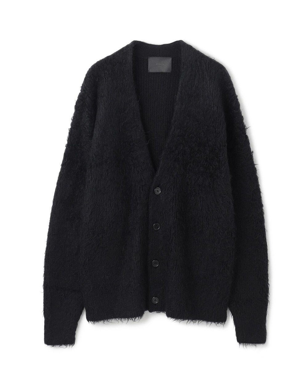 【ジョゼフ オム/JOSEPH HOMME / MEN】の【HIGH GRADE LINE】スリーシャギー カーディガン インテリア・キッズ・メンズ・レディースファッション・服の通販 founy(ファニー) 　ファッション　Fashion　メンズファッション　Fashion for Men　トップス・カットソー　Cut & Sew Tops　ニット・セーター / 定番トップス　Knit Tops & Sweaters　カーディガン / 羽織り　Cardigans　ウェーブ　Wavy Pattern　カーディガン　Cardigan, Knitwear　セーター　Sweater, Knitwear　A/W・秋冬　Autumn/Winter　ブラック系|ID: prp329100004735948 ipo3291000000034210184