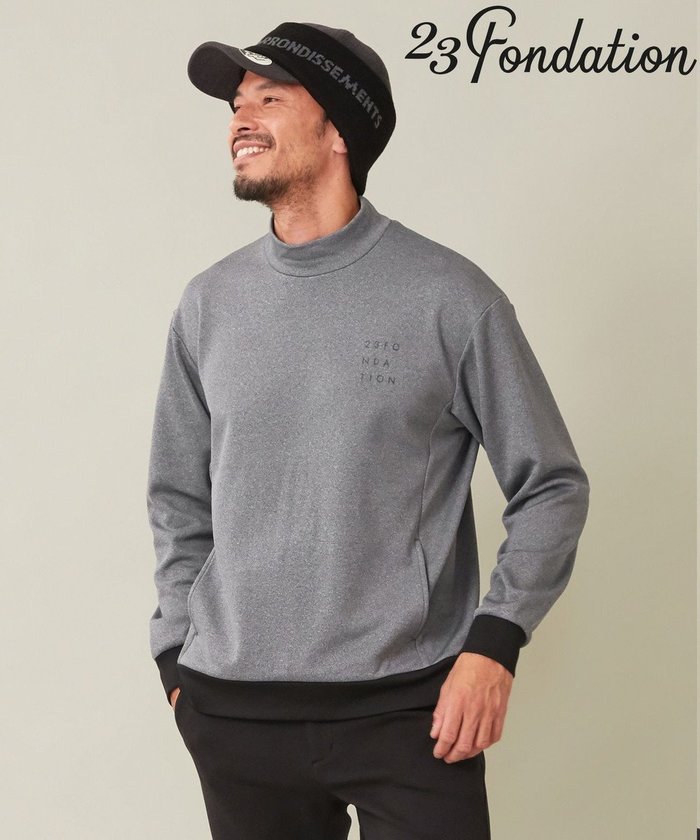 【23区 ゴルフ/23区GOLF / MEN】の【23Fondation/MEN】ストレッチ裏フリース モックネック インテリア・キッズ・メンズ・レディースファッション・服の通販 founy(ファニー) https://founy.com/ ファッション Fashion メンズファッション Fashion for Men トップス・カットソー Cut & Sew Tops スウェット / スエット Sweatshirt, Sweatwear ストレッチ Stretch, Stretchy Fabric ポケット Pocket, Pocket Detail モックネック Mock Neck, Short Turtleneck A/W・秋冬 Autumn/Winter |ID: prp329100004735997 ipo3291000000034210636