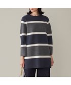 【自由区/JIYU-KU】の【セットアップ対応・洗える】ウールミラノボーダーチュニック丈 ニット 人気、トレンドファッション・服の通販 founy(ファニー) ファッション Fashion レディースファッション Fashion for Women トップス・カットソー Cut & Sew Tops ニット Knit Tops & Sweaters セットアップ Matching Sets レディーストップス・ブラウス Tops & Blouses / Assorted Women's Tops おすすめ Recommended / Our Picks アクリル Acrylic Material カットソー Cut and Sewn Top ストレート Straight, Straight Cut セットアップ Set-Up, Coordinated Outfit セーター Sweater, Knitwear チュニック Tunic, Long Top ボーダー Border, Stripe ミラノリブ Milano Rib, Milano Stitch 洗える Machine Washable A/W・秋冬 Autumn/Winter thumbnail グレー×シャンパンベージュ×ネイビー|ID: prp329100004736021 ipo3291000000034211082