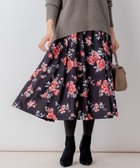 【組曲/KUMIKYOKU】のローズシックプリント スカート ブラック系5|ID: prp329100004736032 ipo3291000000034211312