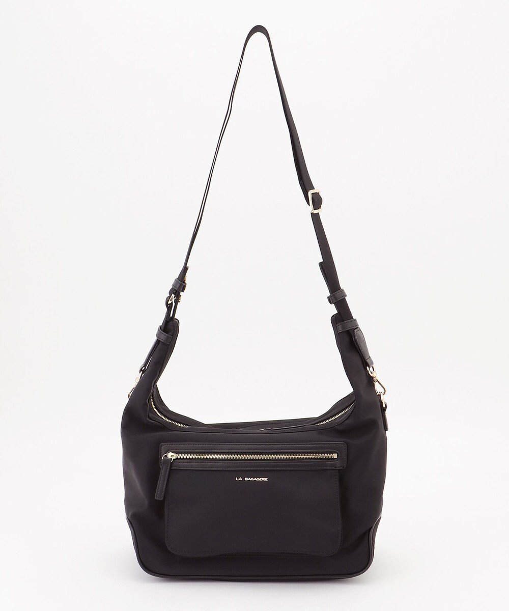 【ラ バガジェリー/LA BAGAGERIE】のループ2WAYショルダーバッグ Sサイズ インテリア・キッズ・メンズ・レディースファッション・服の通販 founy(ファニー) ファッション Fashion レディースファッション Fashion for Women スマート Smart, Elegant 財布 Wallet, Purse 定番 Standard, Basic Item ポケット Pocket, Pocket Detail ポーチ Pouch, Small Case マグネット Magnet, Magnetic Closure ループ Loop, Loop Knit ブラック|ID: prp329100004736034 ipo3291000000034211347