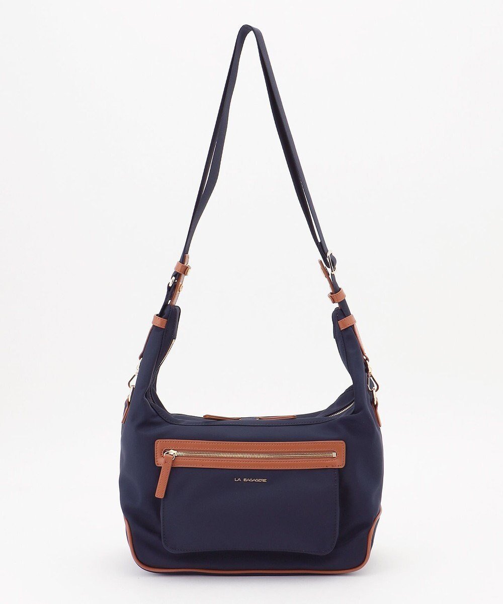 【ラ バガジェリー/LA BAGAGERIE】のループ2WAYショルダーバッグ Sサイズ インテリア・キッズ・メンズ・レディースファッション・服の通販 founy(ファニー) ファッション Fashion レディースファッション Fashion for Women スマート Smart, Elegant 財布 Wallet, Purse 定番 Standard, Basic Item ポケット Pocket, Pocket Detail ポーチ Pouch, Small Case マグネット Magnet, Magnetic Closure ループ Loop, Loop Knit ネイビー|ID: prp329100004736034 ipo3291000000034211349