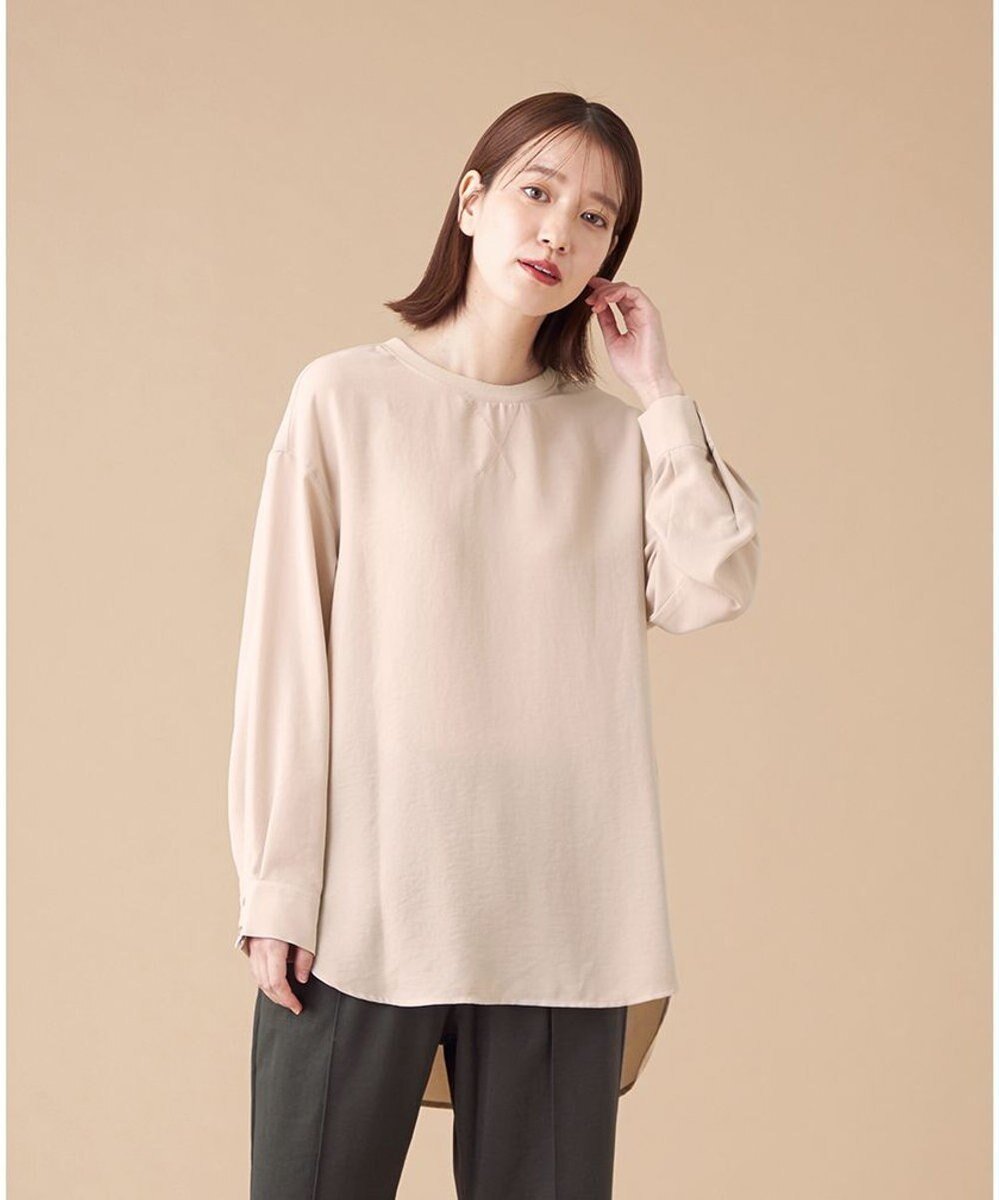 【シェアパーク/SHARE PARK】の【洗える】ジョーゼットプルオーバー インテリア・キッズ・メンズ・レディースファッション・服の通販 founy(ファニー) ファッション Fashion レディースファッション Fashion for Women トップス・カットソー Cut & Sew Tops シャツ・ブラウス・オフィスカジュアル Elegant Blouses & Button-Ups カジュアルプルオーバー・ニットトップス Pullovers & Knit Tops / Casual Pullovers ジョーゼット Georgette, Semi-Sheer Fabric ストレッチ Stretch, Stretchy Fabric エレガント 上品 Elegant 洗える Machine Washable A/W・秋冬 Autumn/Winter ベージュ|ID: prp329100004736036 ipo3291000000034211373