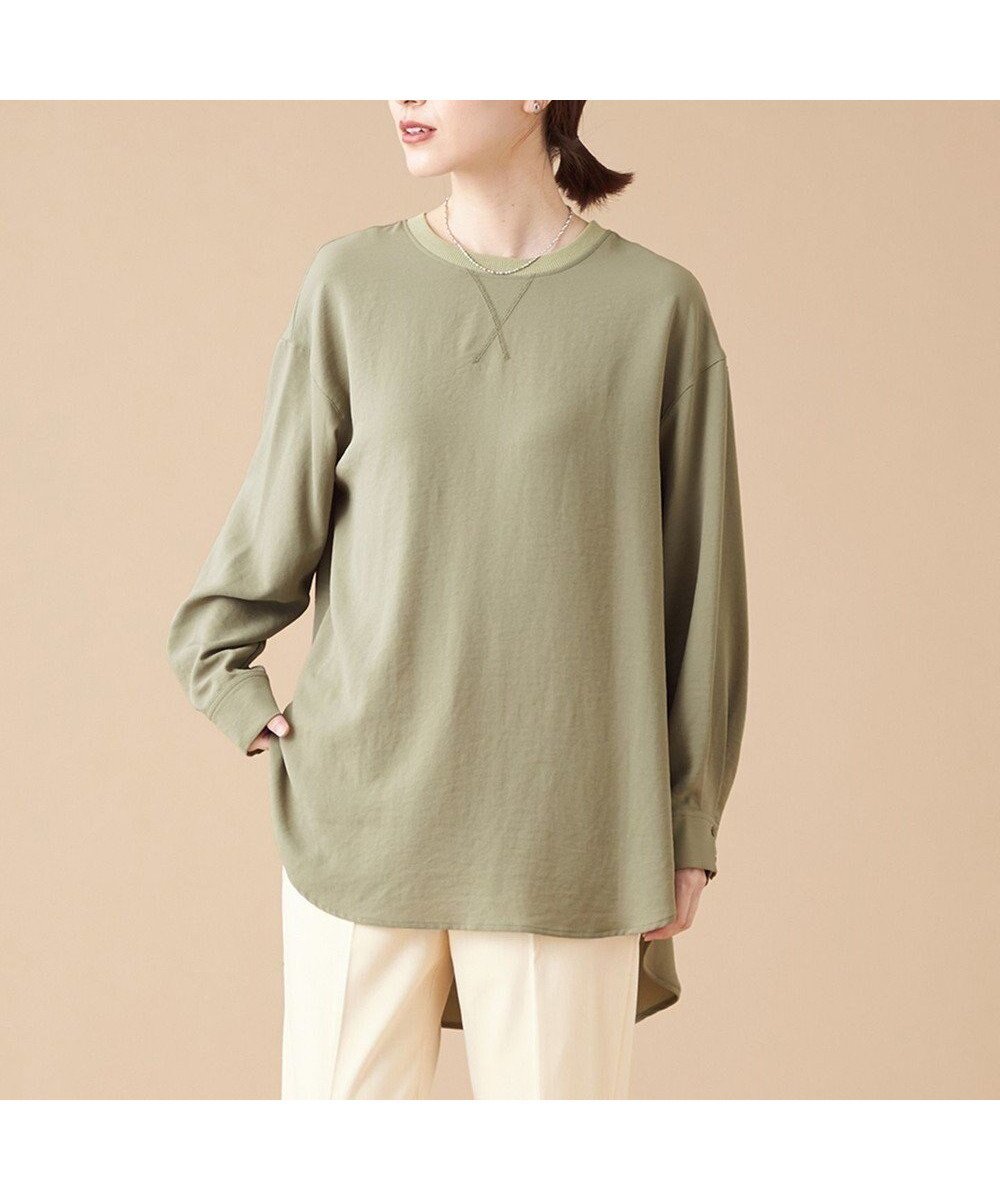 【シェアパーク/SHARE PARK】の【洗える】ジョーゼットプルオーバー インテリア・キッズ・メンズ・レディースファッション・服の通販 founy(ファニー) ファッション Fashion レディースファッション Fashion for Women トップス・カットソー Cut & Sew Tops シャツ・ブラウス・オフィスカジュアル Elegant Blouses & Button-Ups カジュアルプルオーバー・ニットトップス Pullovers & Knit Tops / Casual Pullovers ジョーゼット Georgette, Semi-Sheer Fabric ストレッチ Stretch, Stretchy Fabric エレガント 上品 Elegant 洗える Machine Washable A/W・秋冬 Autumn/Winter オリーブ|ID: prp329100004736036 ipo3291000000034211377