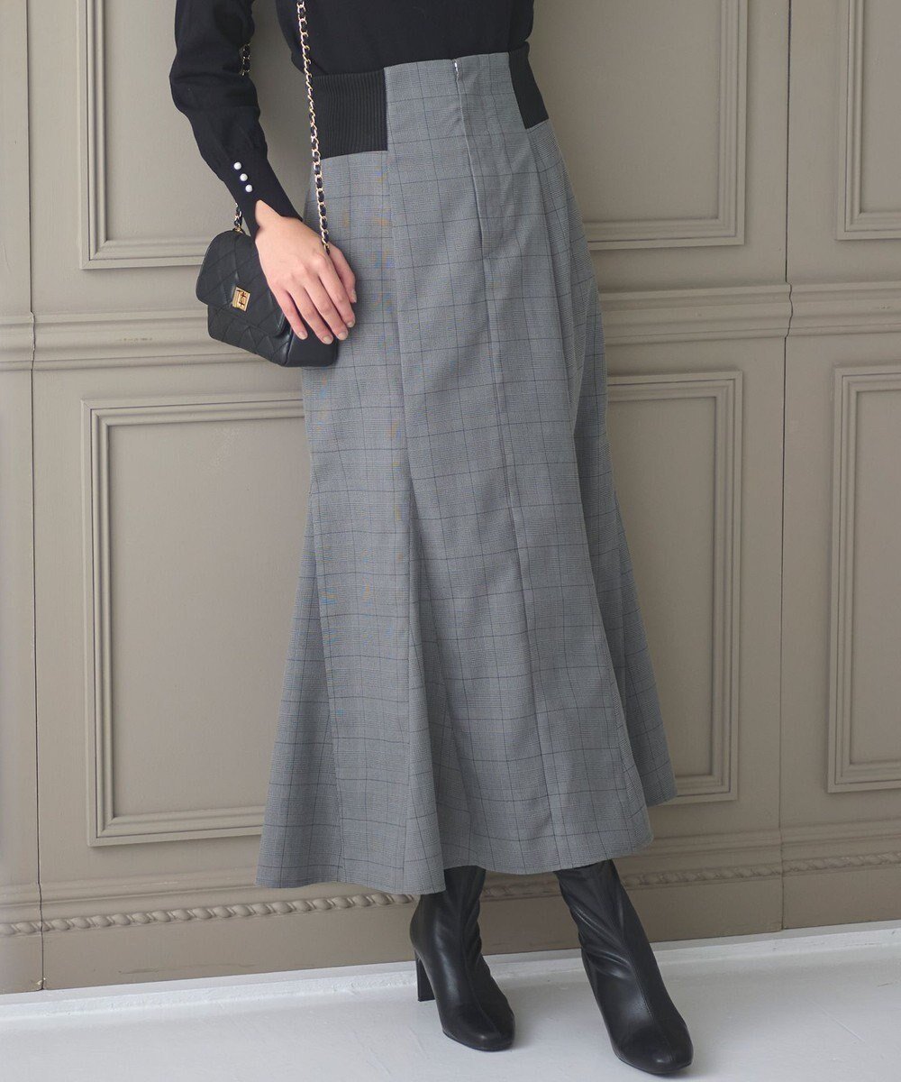 【フェルゥ/Feroux】の【古畑星夏さん着用・洗える】サイドリブマーメイド スカート 人気、トレンドファッション・服の通販 founy(ファニー) 　ファッションモデル・俳優・女優　Models　女性　Women　古畑星夏　Furuhata Seika　ファッション　Fashion　レディースファッション　Fashion for Women　スカート　Skirts　おすすめ　Recommended / Our Picks　チェック　Check, Plaid, Tartan　マーメイド　Mermaid, Fishtail Silhouette　夏　Summer　洗える　Machine Washable　A/W・秋冬　Autumn/Winter　 other-1|ID: prp329100004736040 ipo3291000000035604212