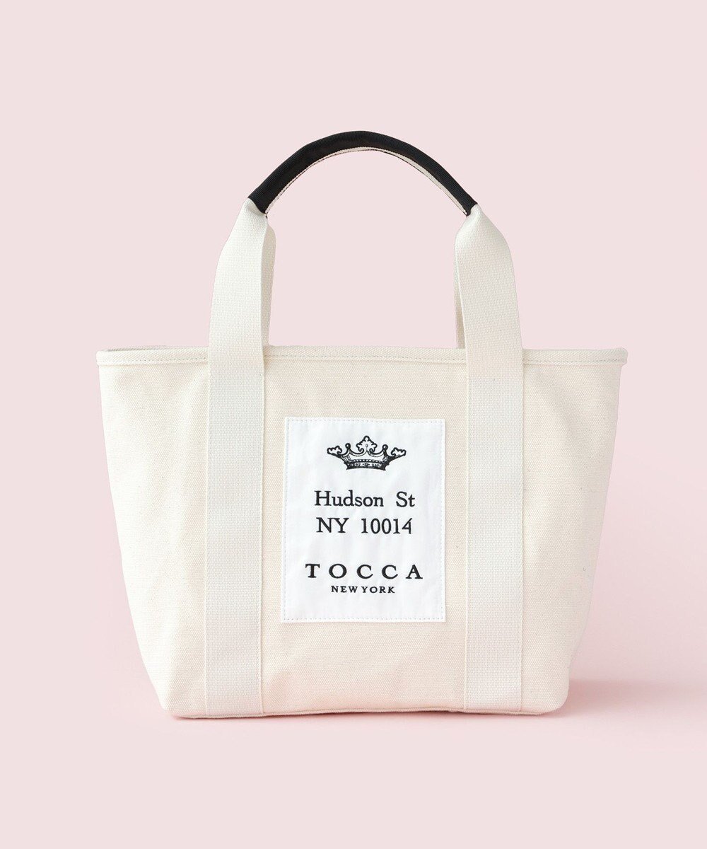 【トッカ/TOCCA】のTOCCA AVENUE CANVASTOTE キャンバス トートバッグ インテリア・キッズ・メンズ・レディースファッション・服の通販 founy(ファニー) 　ファッション　Fashion　レディースファッション　Fashion for Women　バッグ　Bags　アウトドア　Outdoor Clothing　キャンバス　Canvas, Canvas Fabric　ギンガム　Gingham, Gingham Fabric　クラウン　Crown, Royal Motif　スタイリッシュ　Stylish, Fashionable　財布　Wallet, Purse　チェック　Check, Plaid, Tartan　ニューヨーク　New York, NYC Style　フロント　Front, Front Design　ベーシック　Basic, Essential　ポケット　Pocket, Pocket Detail　モダン　Modern, Contemporary　旅行　Travel　ビジネス 仕事 通勤　Business / Work / Commuting　アイボリー系|ID: prp329100004736051 ipo3291000000034211749