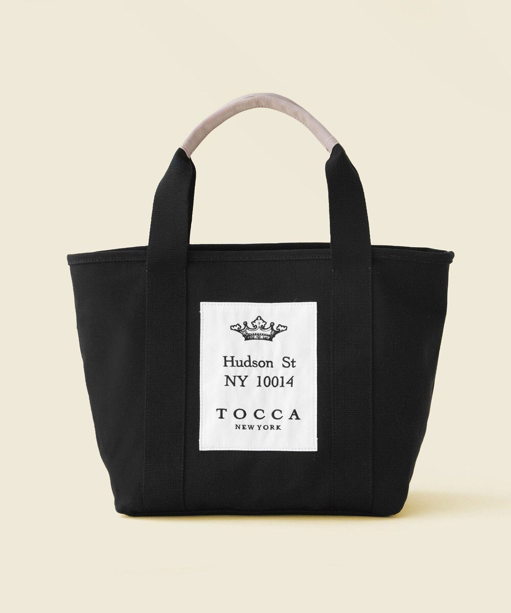 【トッカ/TOCCA】のTOCCA AVENUE CANVASTOTE キャンバス トートバッグ インテリア・キッズ・メンズ・レディースファッション・服の通販 founy(ファニー) 　ファッション　Fashion　レディースファッション　Fashion for Women　バッグ　Bags　アウトドア　Outdoor Clothing　キャンバス　Canvas, Canvas Fabric　ギンガム　Gingham, Gingham Fabric　クラウン　Crown, Royal Motif　スタイリッシュ　Stylish, Fashionable　財布　Wallet, Purse　チェック　Check, Plaid, Tartan　ニューヨーク　New York, NYC Style　フロント　Front, Front Design　ベーシック　Basic, Essential　ポケット　Pocket, Pocket Detail　モダン　Modern, Contemporary　旅行　Travel　ビジネス 仕事 通勤　Business / Work / Commuting　ブラック系|ID: prp329100004736051 ipo3291000000034211751