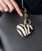 【インター ショシュール/INTER-CHAUSSURES】の【ANDREA CARDONE】ハート型レザーキーチャーム ブラックコンビ|ID: prp329100004736052 ipo3291000000034696660