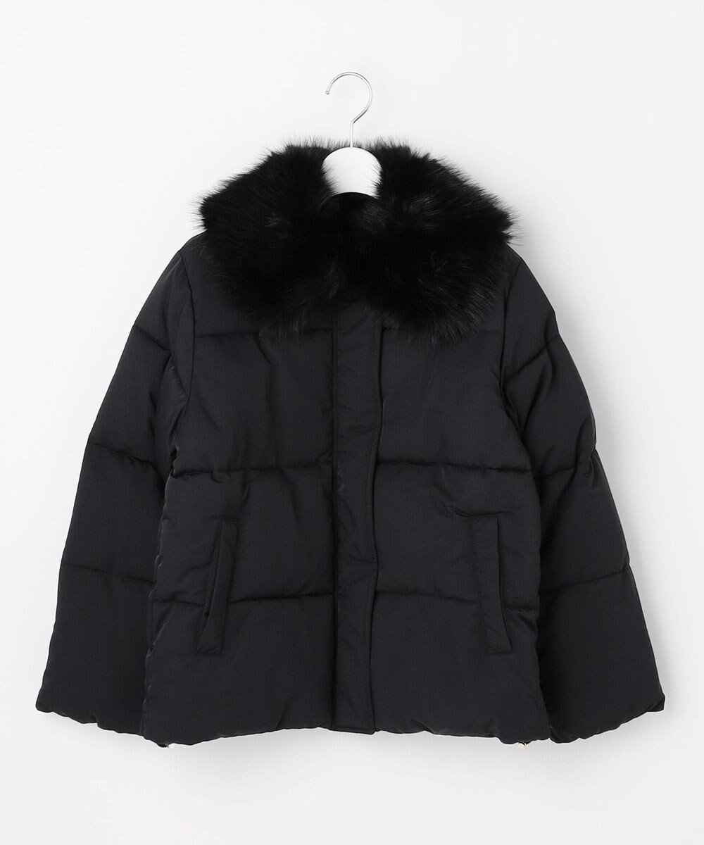 【フェルゥ/Feroux】のファーカラー付き・ダウン見え中綿 ジャケット インテリア・キッズ・メンズ・レディースファッション・服の通販 founy(ファニー) ファッション Fashion レディースファッション Fashion for Women アウター Coat / Outerwear Collection レディースジャケット・軽アウター Jackets おすすめ Recommended / Our Picks ジャケット Jacket, Outerwear ダウン Down, Puffer バランス Balance, Style Balance フェイク Faux, Fake フェミニン Feminine, Girly ベスト Vest, Waistcoat 冬 Winter / This Winter A/W・秋冬 Autumn/Winter 防寒 Cold Protection, Winter-Ready ブラック系|ID: prp329100004736085 ipo3291000000034211841