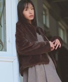 【フェルゥ/Feroux】のフェイクファー ジャケット 人気、トレンドファッション・服の通販 founy(ファニー) ファッション Fashion レディースファッション Fashion for Women アウター Coat / Outerwear Collection コート・ロングコート・ピーコート Long Coats, Peacoats & More レディースジャケット・軽アウター Jackets ジャケット Jacket, Outerwear ドレス Dress, One-Piece フェイクファー Faux Fur, Imitation Fur ミドル Middle Length, Mid Height 冬 Winter / This Winter A/W・秋冬 Autumn/Winter thumbnail ダークブラウン系|ID: prp329100004736096 ipo3291000000034807805