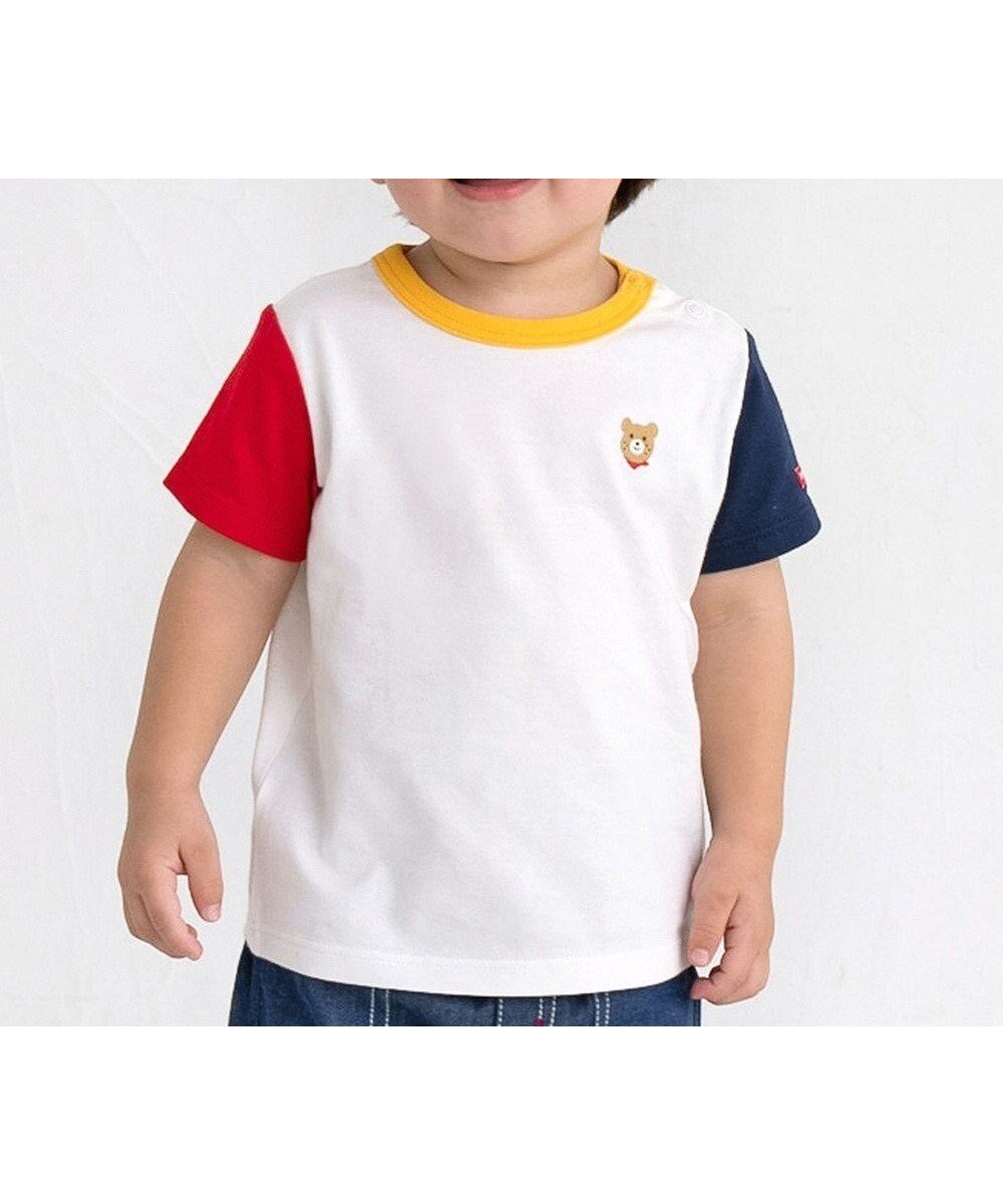 【ミキハウスホットビスケッツ/MIKI HOUSE HOT BISCUITS / KIDS】の【70-120cm】【Everyday Series】ワンポイント 半袖Tシャツ インテリア・キッズ・メンズ・レディースファッション・服の通販 founy(ファニー) ファッション Fashion キッズファッション Fashion for Kids トップス・カットソー Cut & Sew Tops 春 Spring カットソー Cut and Sewn Top カラフル Colorful Design シューズ Shoes, Footwear シンプル Simple, Minimal チェリー Cherry, Cherry Pattern 定番 Standard, Basic Item 長袖 Long Sleeve, Full Sleeve ベビー Baby, Babywear ベーシック Basic, Essential ボーダー Border, Stripe 半袖 Short Sleeve, Half Sleeve ワンポイント One Point, Statement Accent 冬 Winter / This Winter A/W・秋冬 Autumn/Winter S/S・春夏 SS, Spring/Summer, Warm Season おすすめ Recommended / Our Picks 夏 Summer ギフト プレゼント Gift / Present 2025年 2025 2025春夏・S/S Spring/Summer 2025 SS25 白|ID: prp329100004737543 ipo3291000000035489476
