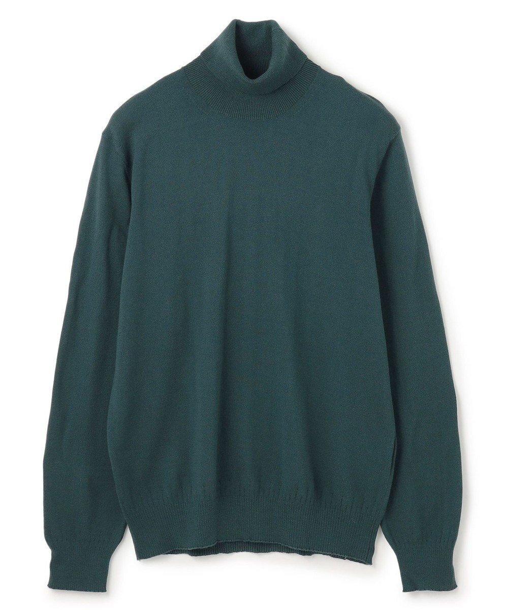 【ジョゼフ オム/JOSEPH HOMME / MEN】の【WEB・一部店舗限定】ウールコットンプレーン タートルネックニット インテリア・キッズ・メンズ・レディースファッション・服の通販 founy(ファニー) 　ファッション　Fashion　メンズファッション　Fashion for Men　トップス・カットソー　Cut & Sew Tops　ニット・セーター / 定番トップス　Knit Tops & Sweaters　スペシャル　Special, Limited Edition　セーター　Sweater, Knitwear　タートルネック　Turtleneck, High Neck　バランス　Balance, Style Balance　ロング　Long, Long-Length　春　Spring　秋　Autumn　A/W・秋冬　Autumn/Winter　ピーコックグリーン系|ID: prp329100004737562 ipo3291000000034220610