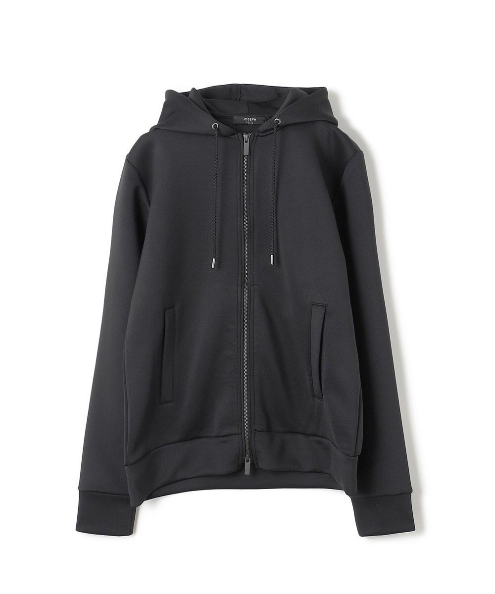 【ジョゼフ オム/JOSEPH HOMME / MEN】のストレッチダブル ジャージー ZIP UPフーディー インテリア・キッズ・メンズ・レディースファッション・服の通販 founy(ファニー) 　ファッション　Fashion　メンズファッション　Fashion for Men　トップス・カットソー　Cut & Sew Tops　パーカー・フーディー / カジュアルコーデ　Hoodies & Parkas　おすすめ　Recommended / Our Picks　シンプル　Simple, Minimal　ストレッチ　Stretch, Stretchy Fabric　スポーティ　Sporty, Casual Athletic　セットアップ　Set-Up, Coordinated Outfit　ダブル　Double, Double-Breasted　パーカー　Hoodie, Parka　ラグジュアリー　Luxury, Elegant　リラックス　Relax, Relaxed Fit　A/W・秋冬　Autumn/Winter　ブラック系|ID: prp329100004737570 ipo3291000000034220722