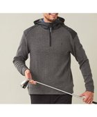 【23区 ゴルフ/23区GOLF / MEN】の【23Fondation/MEN】【吸湿発熱】ワッフルジャガード ハーフジップ グレー系|ID: prp329100004737587 ipo3291000000034220904