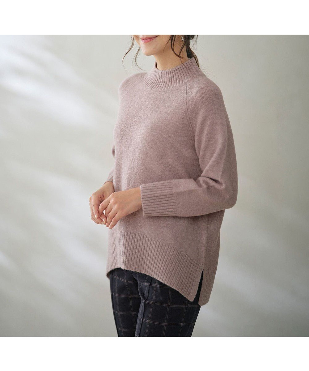 【エニィ スィス/any SiS】の【洗える】ハイネックラグラン ニット インテリア・キッズ・メンズ・レディースファッション・服の通販 founy(ファニー) ファッション Fashion レディースファッション Fashion for Women トップス・カットソー Cut & Sew Tops ニット Knit Tops & Sweaters おすすめ Recommended / Our Picks スリット Slit, Slit Detail セーター Sweater, Knitwear ハイネック High Neck, Mock Neck 洗える Machine Washable A/W・秋冬 Autumn/Winter ラベンダー|ID: prp329100004737595 ipo3291000000034221022