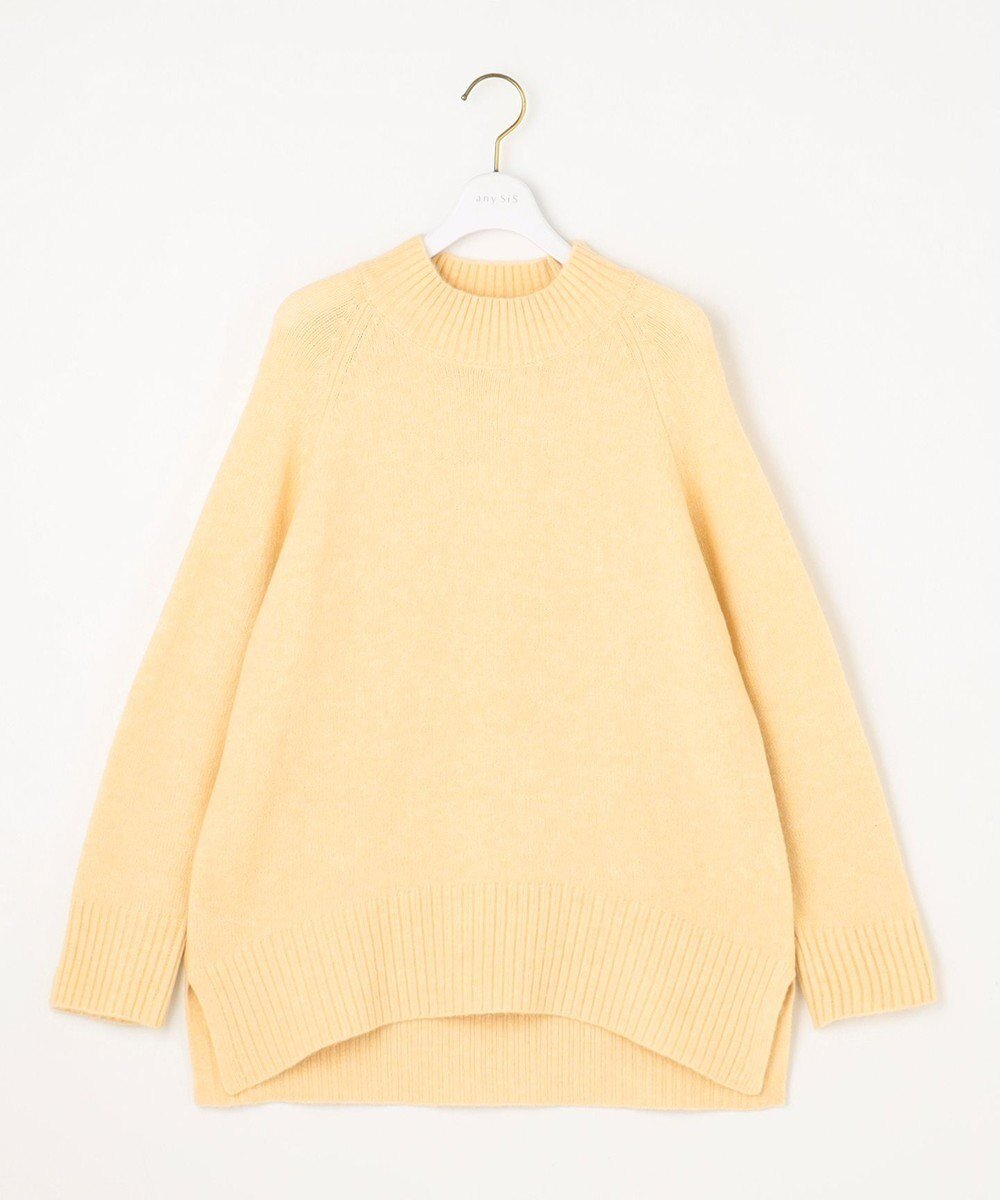 【エニィ スィス/any SiS】の【洗える】ハイネックラグラン ニット インテリア・キッズ・メンズ・レディースファッション・服の通販 founy(ファニー) ファッション Fashion レディースファッション Fashion for Women トップス・カットソー Cut & Sew Tops ニット Knit Tops & Sweaters おすすめ Recommended / Our Picks スリット Slit, Slit Detail セーター Sweater, Knitwear ハイネック High Neck, Mock Neck 洗える Machine Washable A/W・秋冬 Autumn/Winter イエロー|ID: prp329100004737595 ipo3291000000034221026