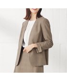 【エニィ スィス/any SiS】の【セットアップ対応】サーモ2WAYストレッチ ジャケット ブラウングレンチェック|ID: prp329100004737604 ipo3291000000034221101