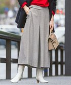 【23区/NIJYUSANKU】のシルクネップツイード ガウチョパンツ ライトグレー系|ID: prp329100004737605 ipo3291000000034221123