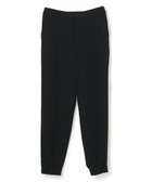 【ベイジ,/BEIGE,】の【洗える】SENTIER / バックサテンジョグパンツ Black|ID: prp329100004737607 ipo3291000000034221160