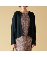 【自由区/JIYU-KU】の【セットアップ対応】ヴィスコースウールニット ジャケット 人気、トレンドファッション・服の通販 founy(ファニー) ファッション Fashion レディースファッション Fashion for Women セットアップ Matching Sets レディーストップス・ブラウス Tops & Blouses / Assorted Women's Tops カーディガン Cardigan, Knitwear ジャケット Jacket, Outerwear ストレッチ Stretch, Stretchy Fabric セットアップ Set-Up, Coordinated Outfit ポケット Pocket, Pocket Detail メタル Metal, Metal Parts A/W・秋冬 Autumn/Winter |ID:prp329100004737618