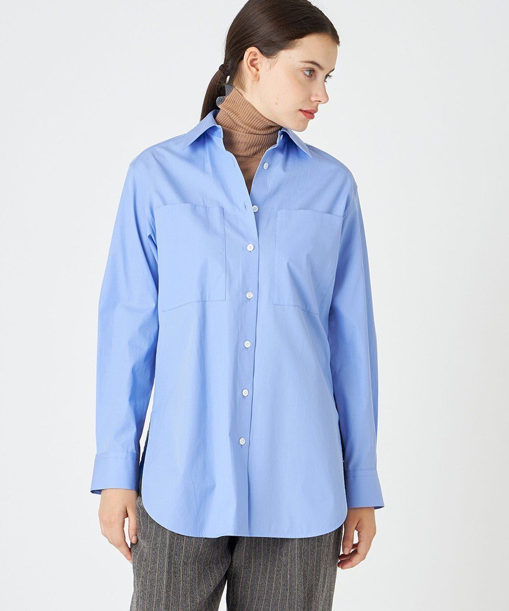 【ベイジ,/BEIGE,】のBAILLEUL / オーバーブラウス インテリア・キッズ・メンズ・レディースファッション・服の通販 founy(ファニー) ファッション Fashion レディースファッション Fashion for Women トップス・カットソー Cut & Sew Tops シャツ・ブラウス・オフィスカジュアル Elegant Blouses & Button-Ups おすすめ Recommended / Our Picks オイル Body Oil ジャケット Jacket, Outerwear スタイリッシュ Stylish, Fashionable タートル Turtleneck, Turtle Collar ブロード Broadcloth, Fine Cotton ポケット Pocket, Pocket Detail エレガント 上品 Elegant 夏 Summer S/S・春夏 SS, Spring/Summer, Warm Season A/W・秋冬 Autumn/Winter Sax|ID: prp329100004737627 ipo3291000000034221453