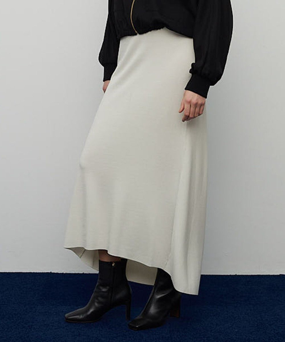 【ベイジ,/BEIGE,】の【InRed 9月号掲載】VALOIS / ニットスカート 人気、トレンドファッション・服の通販 founy(ファニー) 　雑誌掲載アイテム　Magazine Picks & Fashion Features　ファッション雑誌　Fashion Magazines　インレッド　InRed　ファッション　Fashion　レディースファッション　Fashion for Women　スカート　Skirts　9月号　September Issue　おすすめ　Recommended / Our Picks　ジャケット　Jacket, Outerwear　フィット　Fit, Slim Fit　フレア　Flare, Flared　ペチコート　Petticoat, Underskirt　ミラノリブ　Milano Rib, Milano Stitch　吸水　Absorbent, Quick-Dry　夏　Summer　春　Spring　S/S・春夏　SS, Spring/Summer, Warm Season　雑誌　Magazine, Fashion Magazine　 other-1|ID: prp329100004737637 ipo3291000000034221528